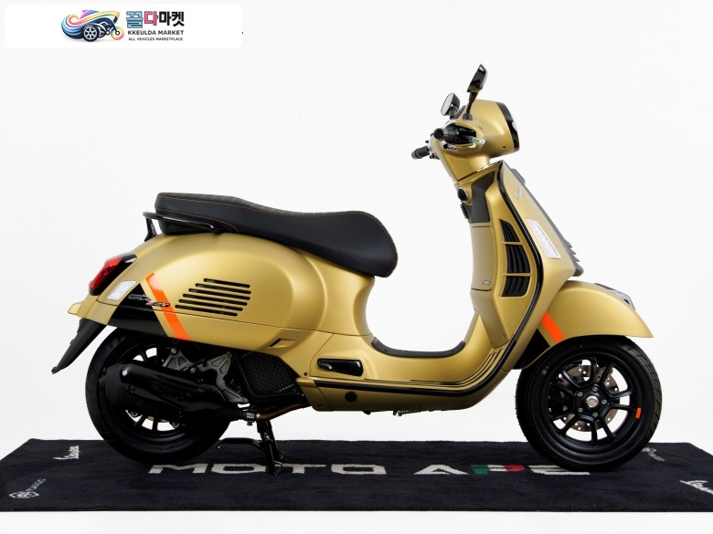 베스파 GTS 125 슈퍼스포츠 2024년식 [베스파공식무료배송+카드무이자 16개월, 신형 GTS 125 슈퍼스포츠 - 맷 올리브 그린