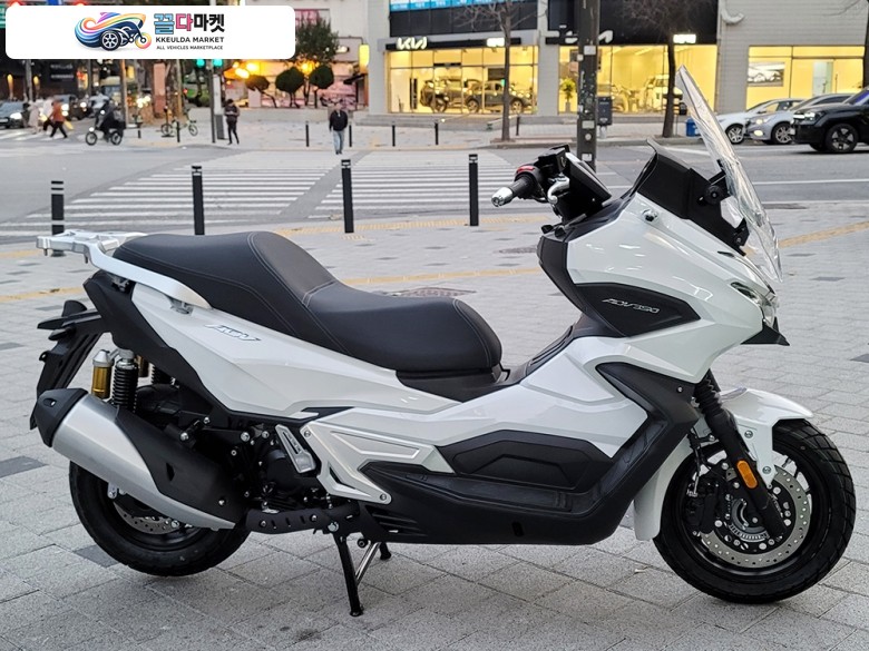 한솜바이크 ADV 350 2024년식 ［동서울모터랜드-매입대차］한솜바이크 ADV350 24년식 신차 출시 화이트 (카드무이자 유선상담 최장 22~36개월할부!)