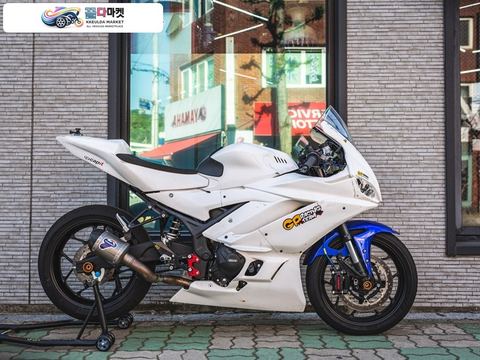 야마하 YZF R3 2020년식 2020 YZF-R3 7890Km 트랙 세팅 완료, 태백 1회 주행한 머신 분양