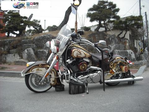 인디안모터사이클 치프 빈티지 2002년식 인디안 빈티지 치프 풀커스텀한 야누스 판매 합니다 대차는  리와코나 수입 픽업,suv차량 관심 있읍니다