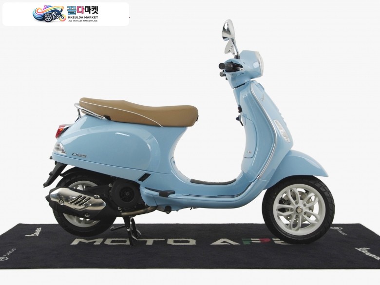 베스파 LX 125 2025년식 [베스파공식]무료배송+~16개월무이자, 신형 LX 125 ABS - 블루 카프리