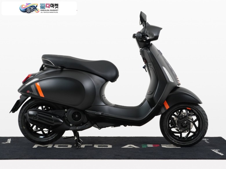 베스파 스프린트 125 ABS 2025년식 [베스파공식]무료배송+카드무이자 ~16개월, 신형 스프린트 S 버전 - 무광 블랙