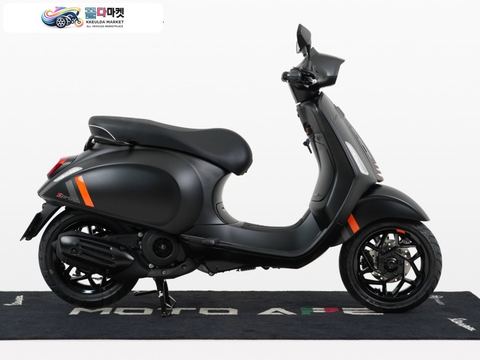 베스파 스프린트 125 ABS 2025년식 [베스파공식]무료배송+카드무이자 ~16개월, 신형 스프린트 S 버전 - 무광 블랙