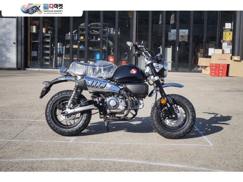 혼다 몽키 125 ABS 2025년식 [신차]HONDA 혼다 25년 몽키125 실버/블랙 클래식 미니 바이크