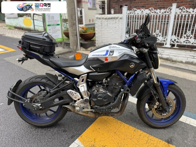 야마하 MT 07 2016년식 야마하 MT07 16년식 풀옵션 구조변경 완료 판매합니다