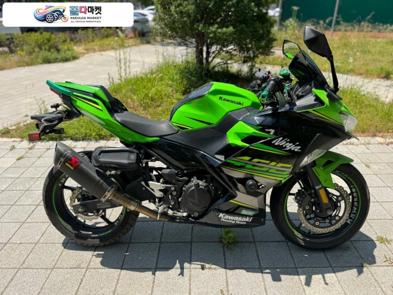 가와사키 닌자 400 ABS 2019년식 닌자400 19년식 블박 머플러튜닝 환경검사완료 무사고무슬립 팝니다