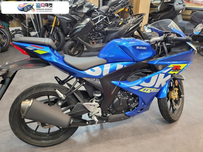 스즈끼 GSX R 125 ABS 2023년식 23년식 스즈키 gsx r125 파란색