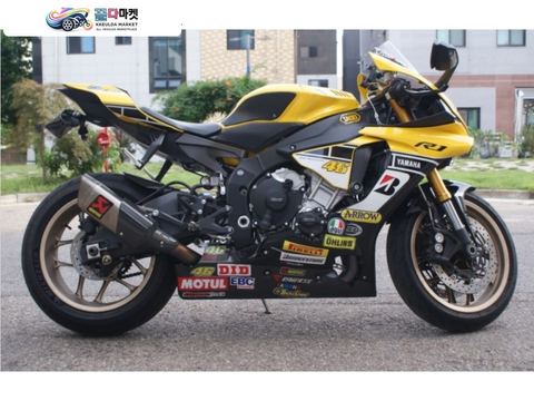 야마하 YZF R1 2016년식 야마하 노랑 R-1 60주년 스페샬 (풀배기)