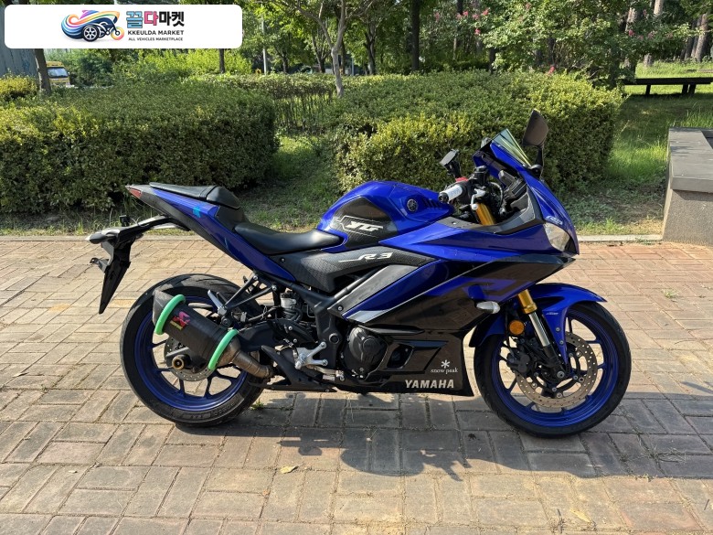 야마하 YZF R3 2019년식 야마하 yzf r3 19년 블박 머플러튜닝 abs모델 판매합니다