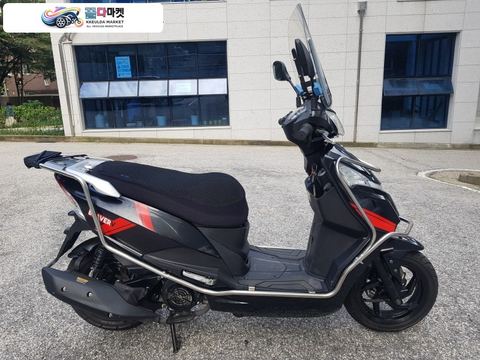 KR/S&T/효성 비버 125 V 디럭스 2022년식 980km 신차급 중고 신형 22년 비버125V 서울 동대문 판매
