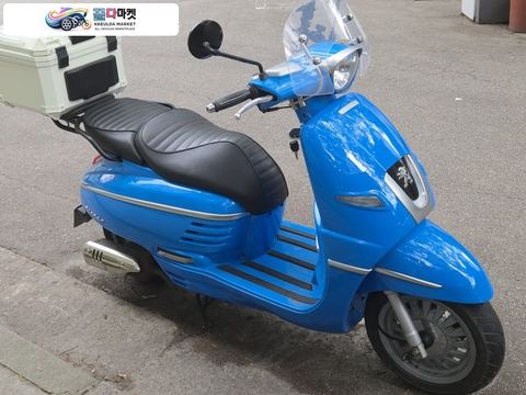 푸조 장고 스포츠 125 2018년식 푸조 125cc 파랑