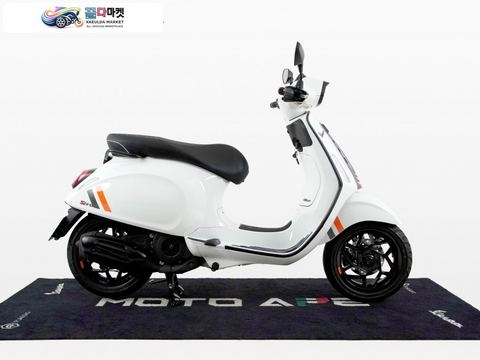베스파 스프린트 125 ABS 2025년식 [베스파공식]50만원 크레딧+무료배송+카드무이자 ~16개월, 신형 스프린트 S 버전 - 화이트