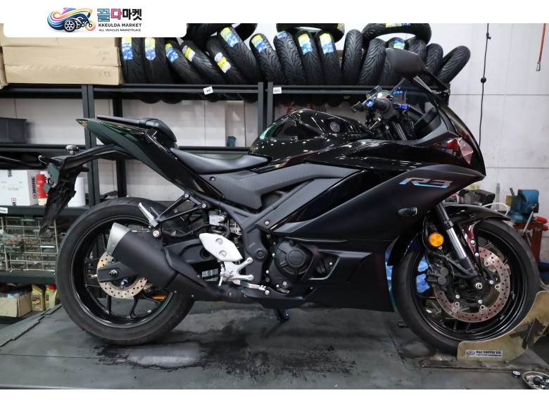야마하 YZF R3 2023년식 [야마하 서대문점] YZF-R3 23년식 블랙 3813KM 중고차량 판매