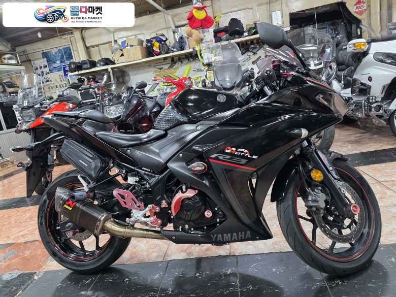 야마하 YZF R3 2018년식 대구 금강오토바이 야마하 R3 (풀배기 구변완료) 깨끗한 매물 팝니다...