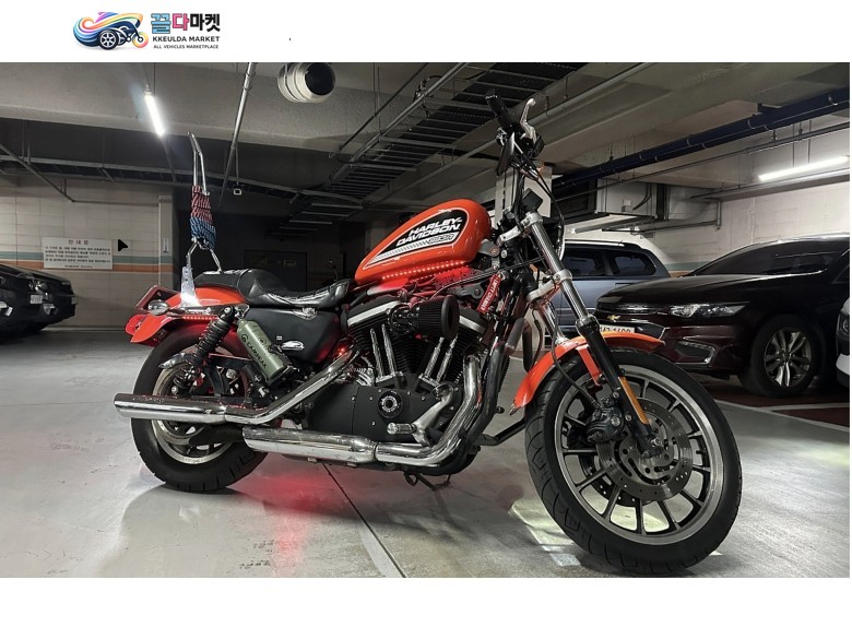 할리데이비슨 883 R 2007년식 할리데이비슨 883R 오렌지