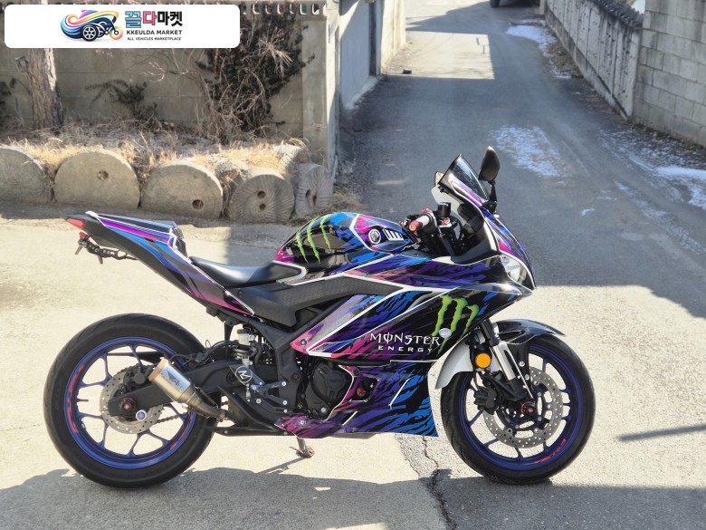 야마하 YZF R3 2020년식 20 R3 Decal VER. 적산 47,519 AR 배기 네고 환영!!!!