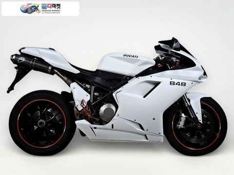 두카티 848 2010년식 [ DUCATI ] 848 슈퍼 스포츠 / 정픔 떼르미뇨니 슬립온 / 무사고 중고 매물 / 매입 및 대차 가능 / 후불 배송 서비스