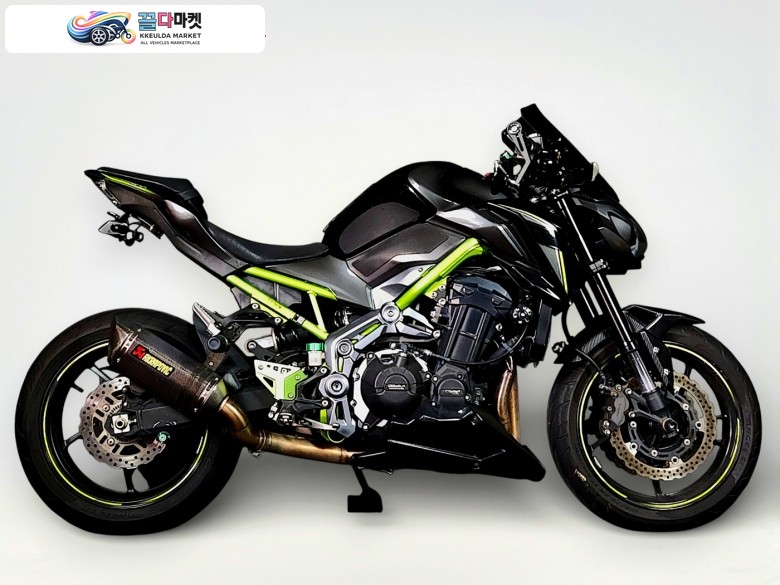가와사키 Z 900 ABS 2017년식 [ KAWASAKI ] Z900 ABS 스포츠 네이키드 / 정품 아크라포빅 풀배기 / 무사고 중고 매물 / 매입 및 대차 가능 / 후불 배송 서비스
