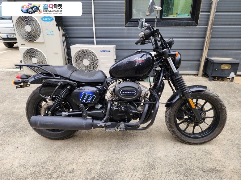KR/S&T/효성 아퀼라 125 2019년식 SLBIKE 2019년식 KR모터스 아퀼라 125 블랙 판매