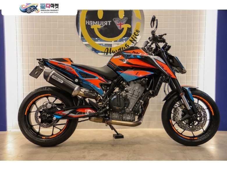 KTM 790 듀크 2018년식 (당일명의 이전가능) KTM 790듀크 18년식 풀튜닝 풀방탄 데칼 전국 최저가 차량 판매/대차