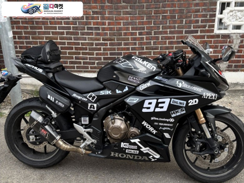 혼다 CBR 500 R 2023년식 24년 최초등록 CBR500R / 머플러 구변완료 (14568km 주행)