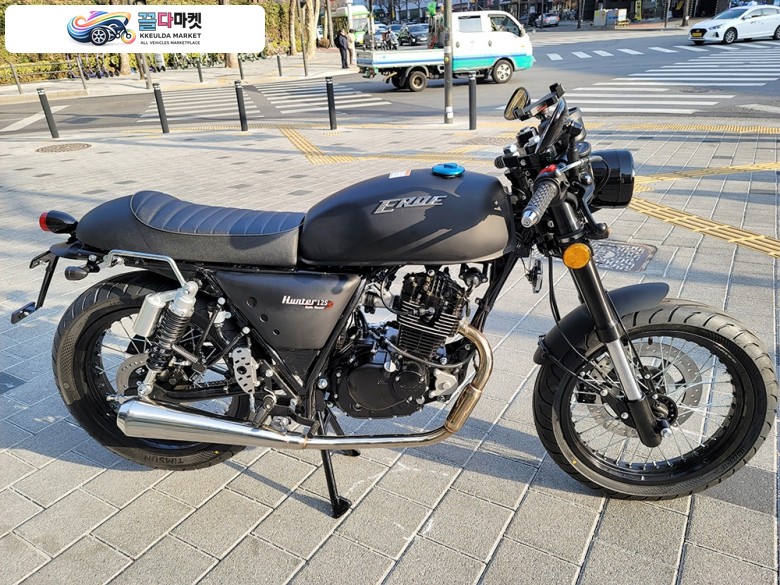 엘로이 헌터 125 S 2023년식 [80만원파격할인!]엘로이 헌터125S 무광블랙 (카드 16개월 무이자상담가능! 매입대차가능!)