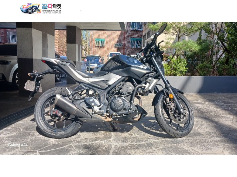 야마하 MT 03 2016년식 MT-03 ABS VSYSTO 앞뒤 2채널 블랙박스 폰 연동으로 모니터링 가능(2016년 51000킬로)