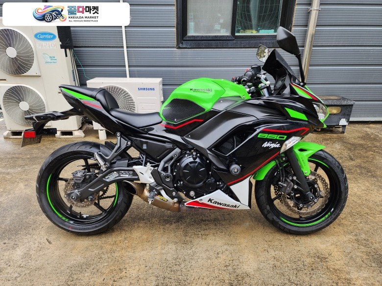 가와사키 닌자 650 ABS 2022년식 SLBIKE 2022년식 가와사키 닌자 650 그린 아크라포빅 판매