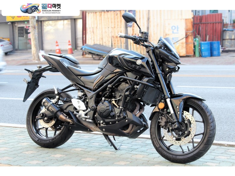 야마하 MT 03 2020년식 중고오토바이매입 전문 / 야마하 MT03ABS SC구변완료 2채널블박 A급컨디션 / 대차 환영 / 무이자 카드 할부