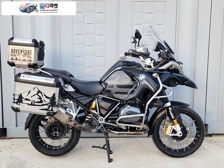 BMW R 1200 GS 어드벤쳐 2018년식 BMW R1200GSA 트리플블랙 아크라포빅 삼박스 안드오토 상태양호