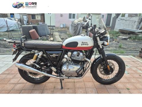 로얄엔필드 인터셉터 650 2022년식 2022년식 로얄엔필드 인터셉터 650 옵션 많은 차량 판매(튜브리스, 배기 튜닝 등)