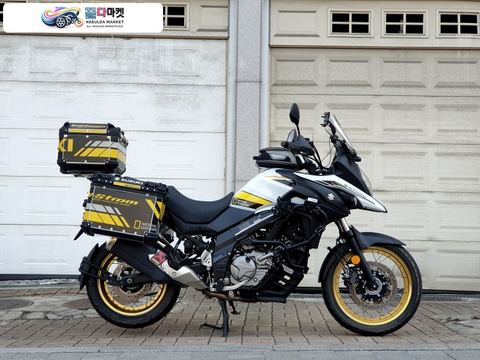 스즈끼 브이 스트롬 650 XT ABS 2023년식 몽키바이크 - 23년식 스즈키 브이스트롬650XT ABS (S+급!무사고!1만9천실키로수!옵션다수!점검완료!) 오토바이매입!대차가능!전국바이크매입!
