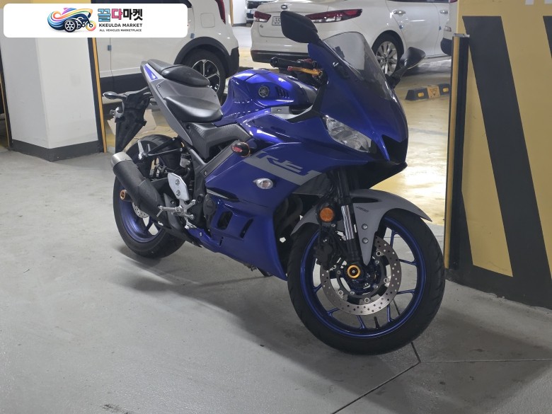 야마하 YZF R3 2020년식 2020 블루/그레이 R3r3 4900km 무꿍 460만원 사용검사 완