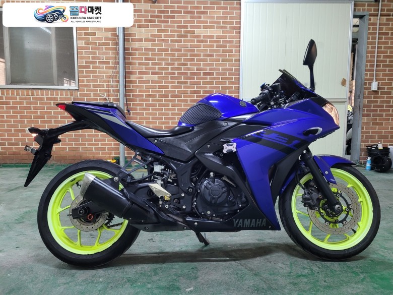 야마하 YZF R3 2016년식 야마하 R3 16년 3.2만km 블루 메뉴얼 입문용 백스탭 24시문의