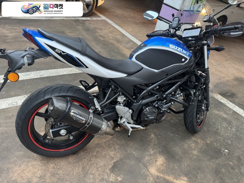 스즈끼 SV 650 2018년식 SV650 저키로 6600km 요시무라 구변, 상태A급