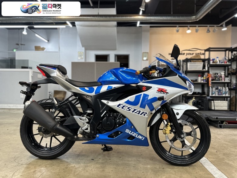 스즈끼 GSX R 125 ABS 2021년식 [모터랙] GSX-R125 스페셜 대소기어 체인 교체 GSXR GSXR125