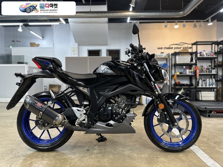 스즈끼 GSX S 125 ABS 2021년식 [모터랙] GSX-S125 블랙박스 요시무라 구변 GSXS GSXS125