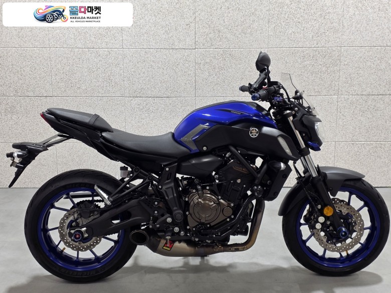 야마하 MT 07 2019년식 (전국무료배송) 19년식 야마하 MT07 짧은 키로수 차량 판매/대차