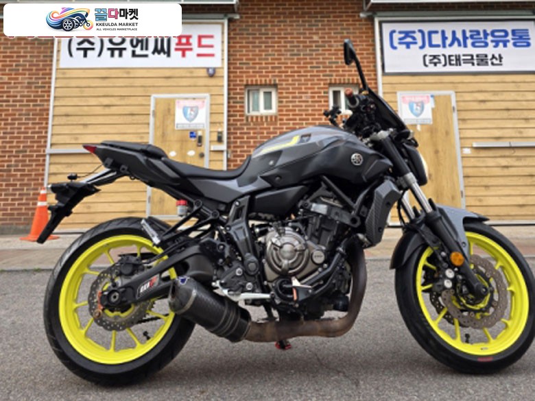 야마하 MT 07 2017년식 mt07/2017년식/구조변경완료/33,674km