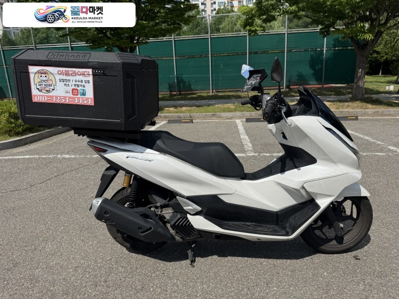 혼다 PCX 125 ABS 2025년식 혼다 pcx125 25년식 abs 화이트컬러 배달풀셋팅 짧은키로수 팝니다