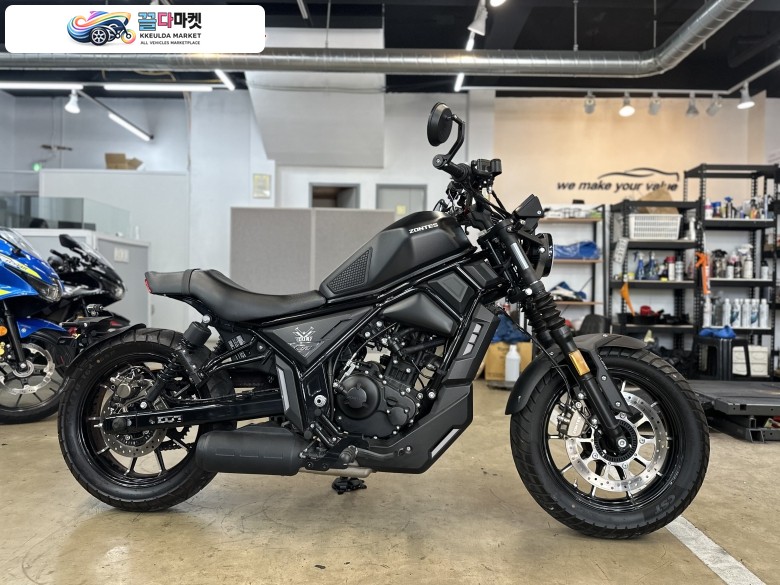 존테스 125 C 2025년식 [모터랙] 울프125 2025년 5천KM 2채널 블박 울프 ZT125-C