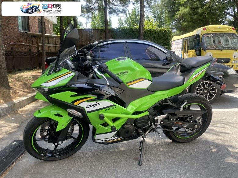 가와사키 닌자 500 R 2025년식 가와사키 닌자500 25년식 700km 무꿍 무슬립 신차급