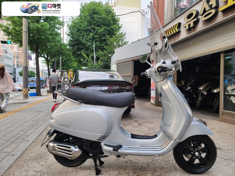 베스파 LX 125 2018년식 유성바이크   전차종 매입가능   대차 가능  깔끔  합니다