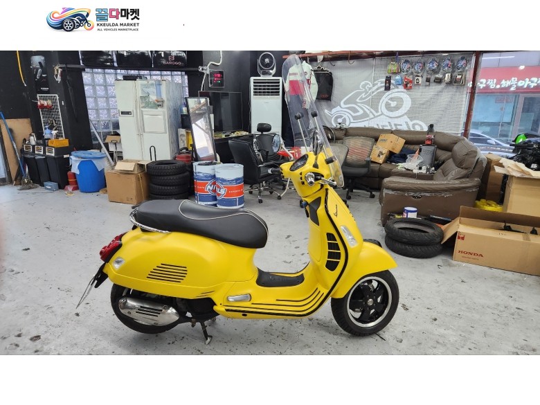 베스파 GTS 125 LQ ABS 2019년식 베스파 GTS125 ABS 2019년식 사틴옐로우 판매 합니다.