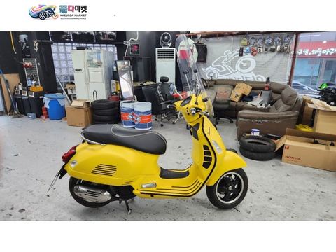 베스파 GTS 125 LQ ABS 2019년식 베스파 GTS125 ABS 2019년식 사틴옐로우 판매 합니다.