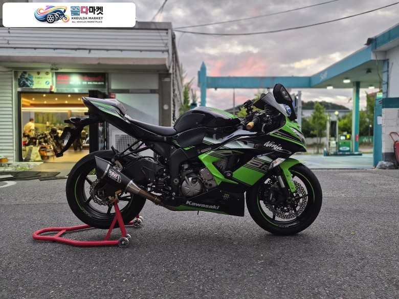 가와사키 닌자 6 R 2016년식 16년 닌자ZX6R 요시무라 풀배기 최저가 급매합니다
