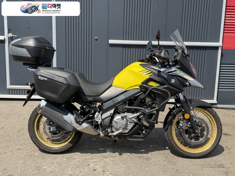 스즈끼 브이 스트롬 650 XT ABS 2017년식 브이스트롬650xt / 17년식 1만km 삼박스셋팅 540만원 최저가 급매합니다.