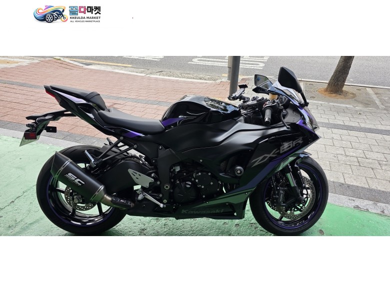가와사키 닌자 6 R 2025년식 25년식 6r 블랙컬러 720km sc슬립온 구변완 무사고 차량 저렴하게 판매합니다~