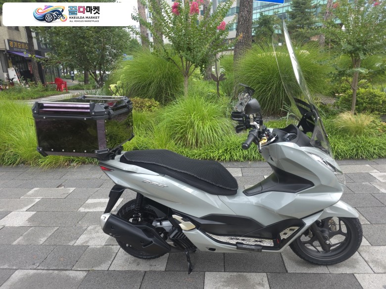혼다 PCX 125 ABS 2023년식 티바이크 2023년 최상급 컨디션 혼다 더뉴PCX125 ABS 그레이 컬러 배달세팅 판매합니다. -카드-대차-할부-
