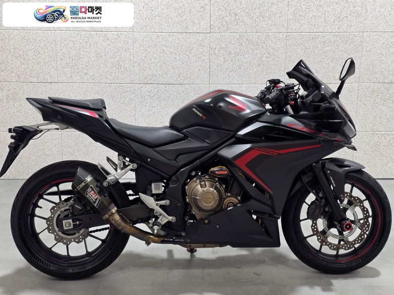 혼다 CBR 500 R 2021년식 21년식 혼다 CBR500R 짧은 키로수/요시무라머플러/앞뒤타이어신품 차량 판매 / 대차